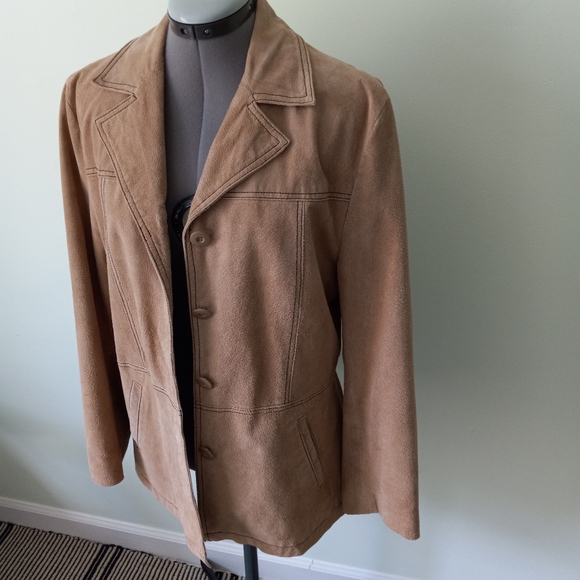 Brown Suede Jacket - Picture 8 of 12